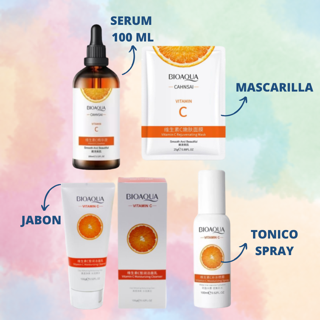 KIT VITAMINA C BIOAQUA X4N3